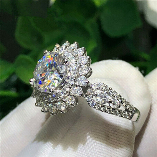 Popular Accessories Luxury Women Wedding Ring Alloy Ring